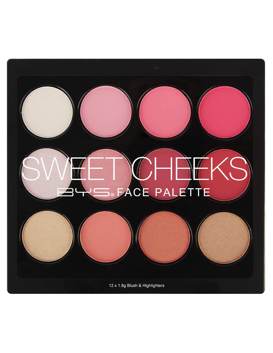 Paleta de Rubores de 12 tonos Sweet Cheeks